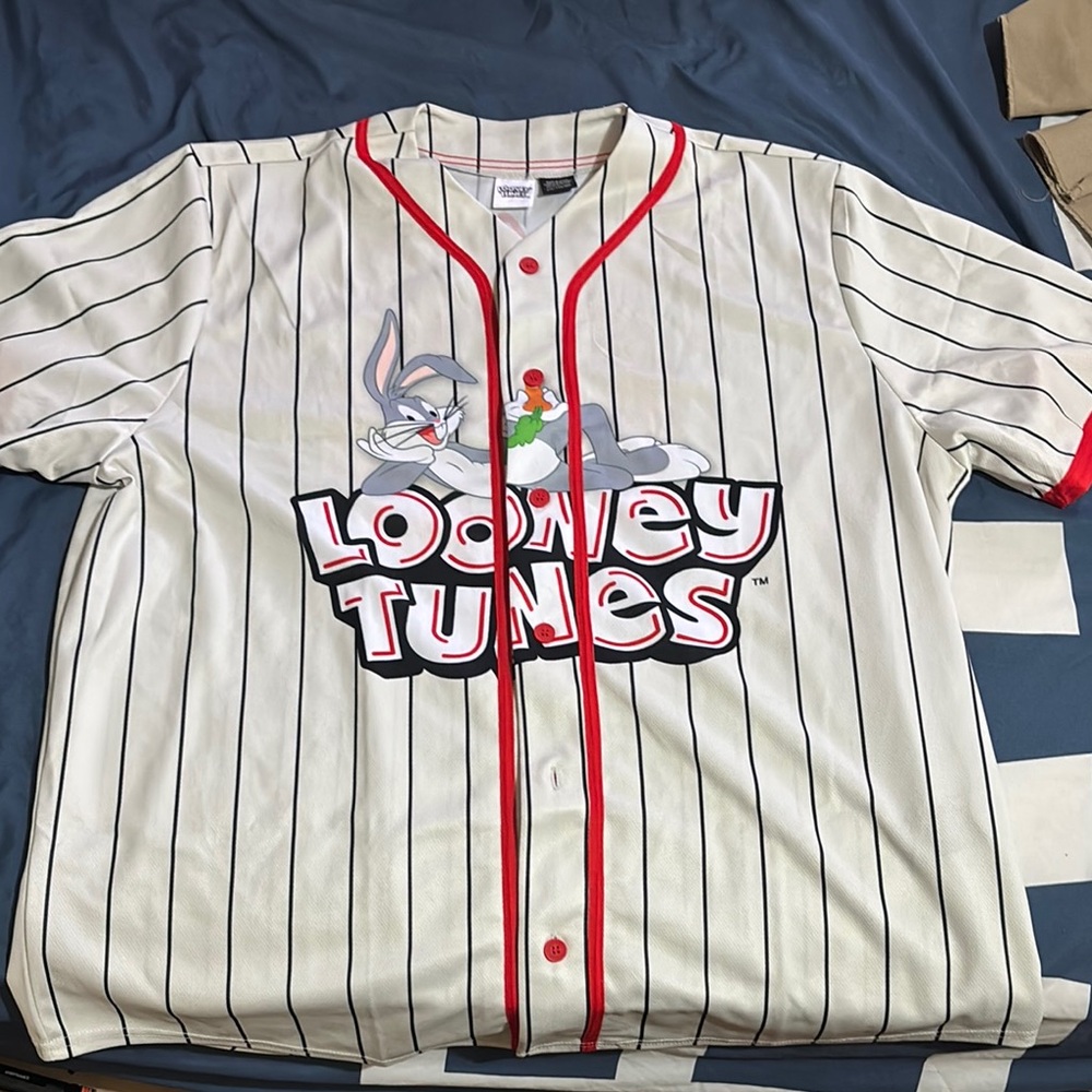 Warner Bros. Looney Tunes Striped Baseball Jersey